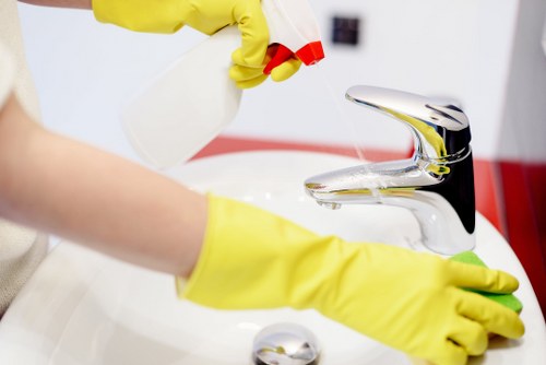 Deep carpet cleaning equipment used in an Edgware property