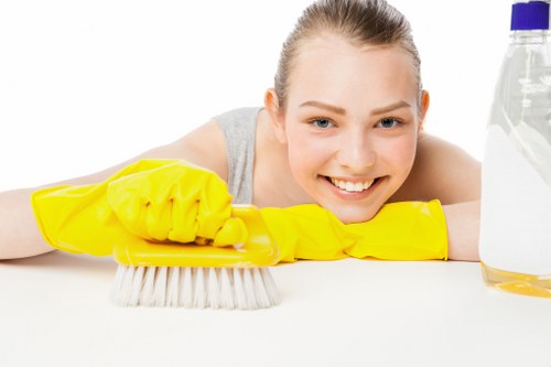 Deep cleaning of tile and grout flooring in Edgware